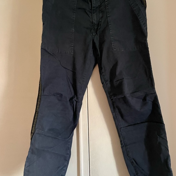 Nili Lotan Military Pant Navy with Side stripe - Picture 6 of 7
